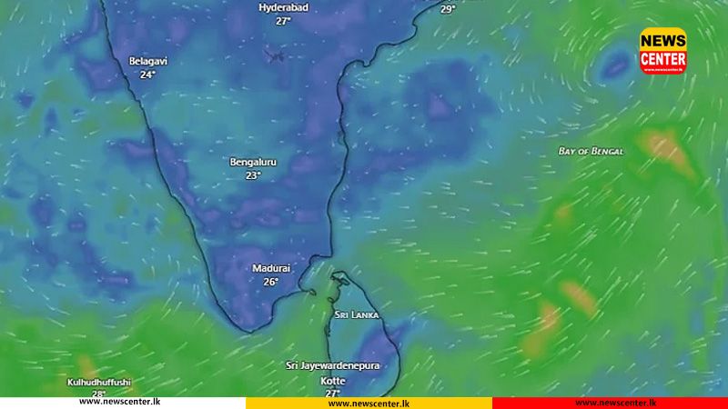 Cyclone “Arnab” hits India – Impact on Sri Lanka decreases
