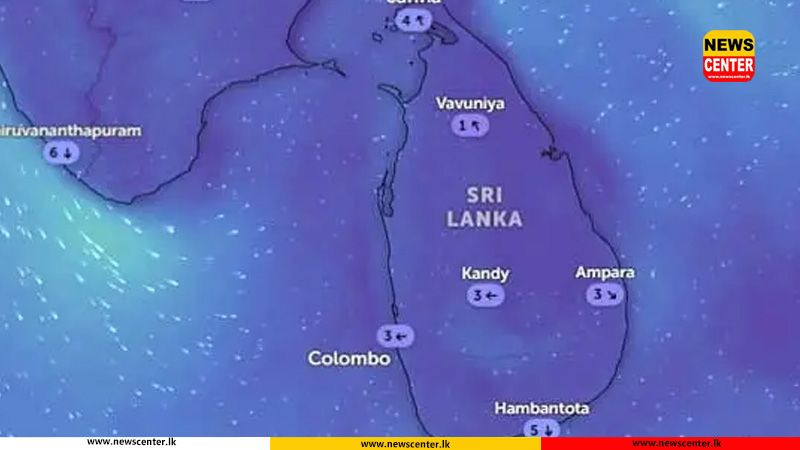 Showers expected after 1pm in several parts of Sri Lanka today