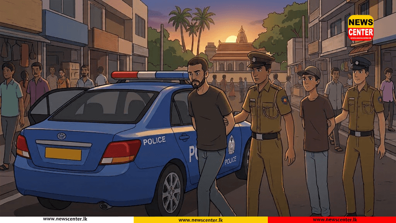 අම්බර් තොගයක් සමඟ සැකකරුවන් දෙදෙනෙකු කොටු වෙයි