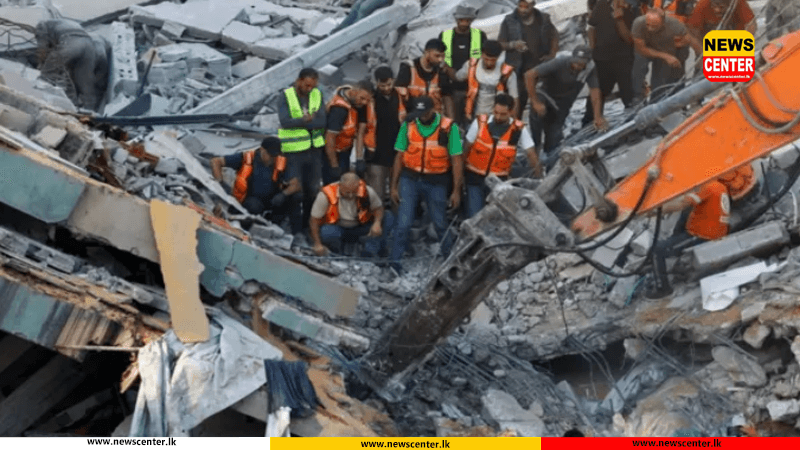 ගාසා තීරයේ ගොඩනැගිල්ලක් කඩා වැටීමෙන් 20කට අධික පිරිසක් මරුට
