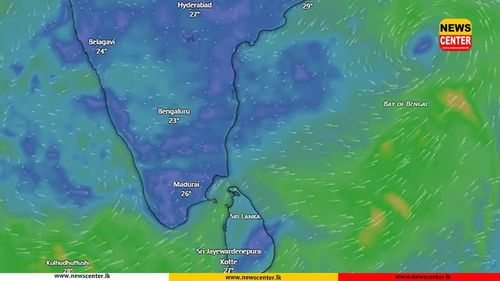 Cyclone “Arnab” hits India – Impact on Sri Lanka decreases