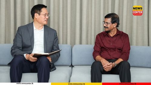 Chinese Ambassador meets JVP General Secretary Tilvin Silva