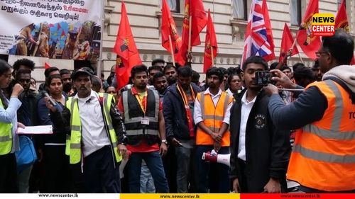 London Protest Held Over Removal of Thileepan Memorial in Jaffna