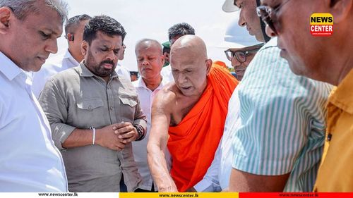  President inspects Lower Malwathu Oya project
