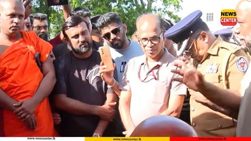 විහාරමහාදේවි උද්‍යානයේ සත්‍යග්‍රහ භූමියේ උණුසුම් තත්ත්වයක්