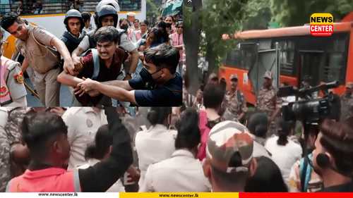  මැතිවරණ ප්‍රතිසංස්කරණ ඉල්ලා දිල්ලියේ විරෝධතා - ‘කොක්රෝච් ජනතා පක්ෂයේ’ නායක‍යා අත්අඩංගුවට