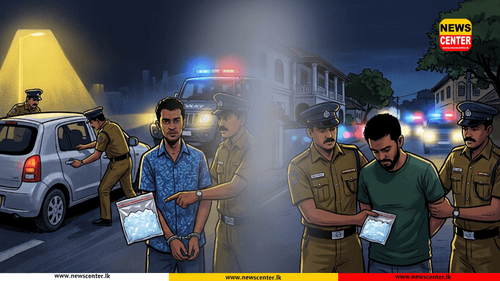  අයිස් මත්ද්‍රව්‍ය සමඟ සැකකරුවන් දෙදෙනෙකු අත්අඩංගුවට