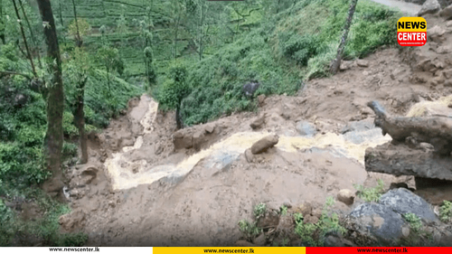  ගාඩ්මෝර් නායයෑමක් සක්‍රීයයි - වතු නිවාසවල පිරිස් ඉවත් කෙරේ 